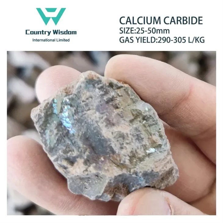 Chimik fabrikasyon gaz asetilèn kalsyòm carbure 25-50mm