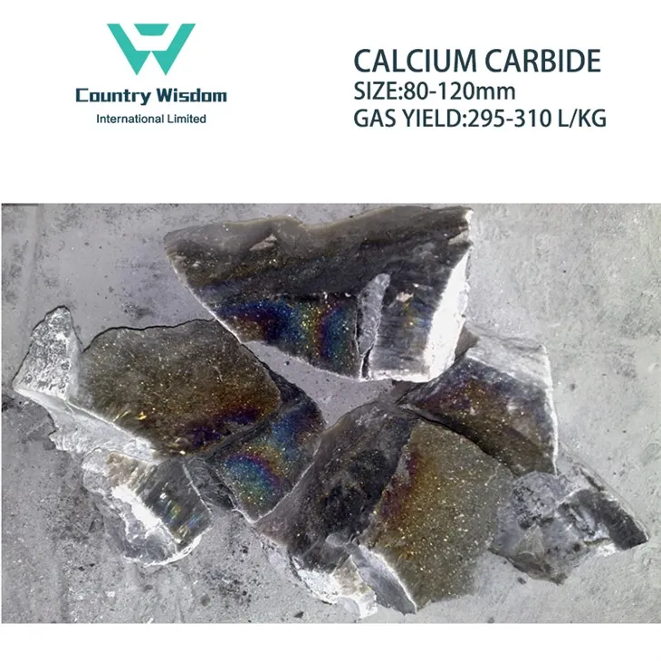 Export Industrial Grade Calcium Carbide 80-120mm Cac2