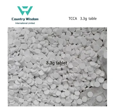 Lachin pwofesyonèl manifakti TCCA 3.3g tablèt pisin pwodwi chimik yo